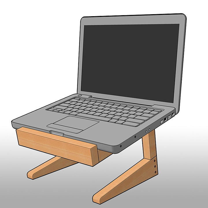 laptop holder for under desk