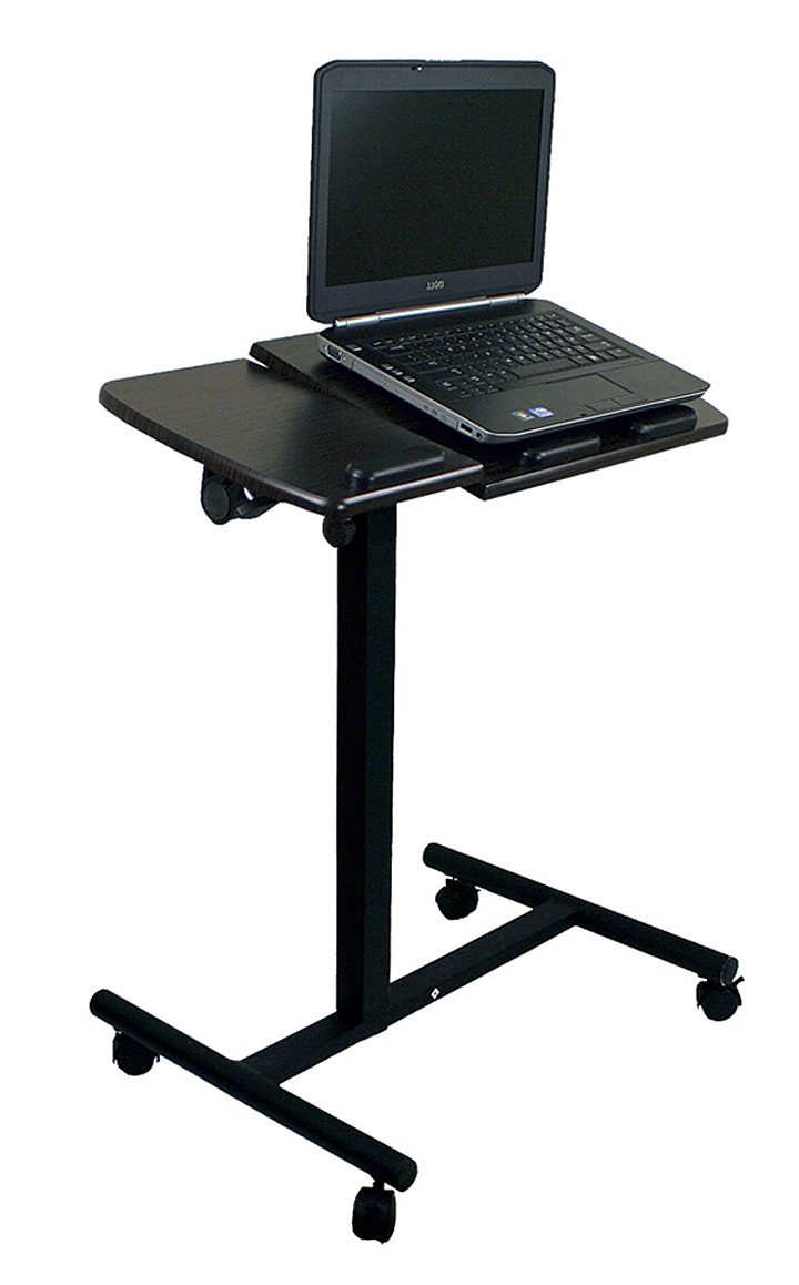 laptop rolling table cart