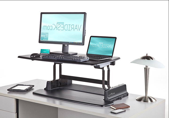 adjustable desktop computer keyboard stand - Review and photo