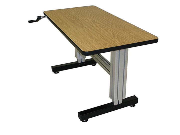 adjustable height stand up computer desk