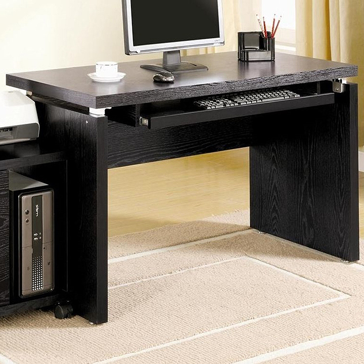 black computer desks with drawers