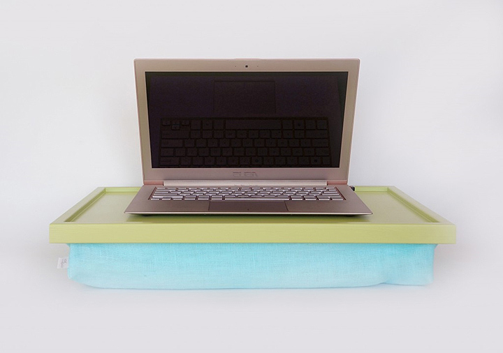 lap desk pillow with cup holder