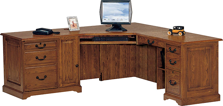 Oak office furniture for the home