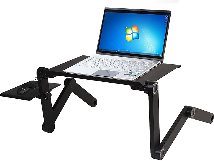 Portable laptop stand for bed