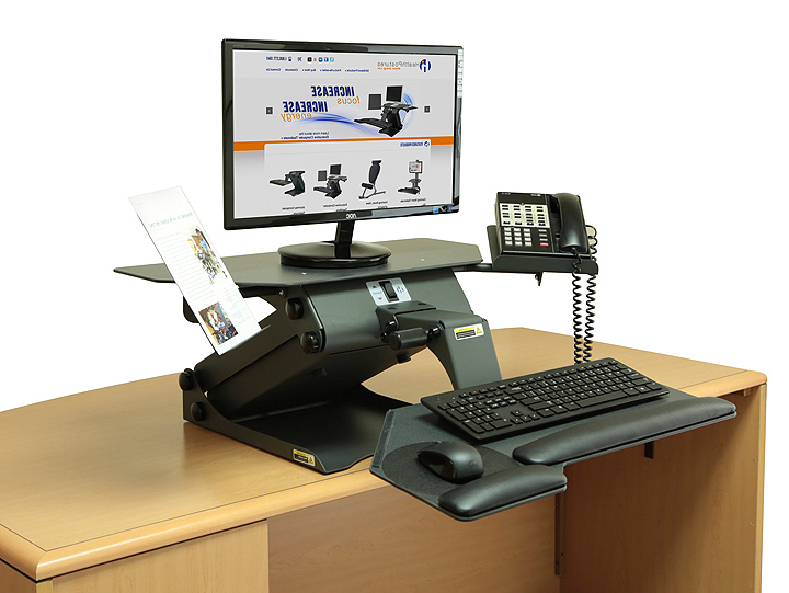 Sit stand desk top
