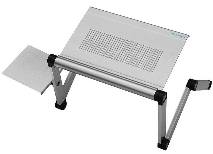 Small portable table for laptop