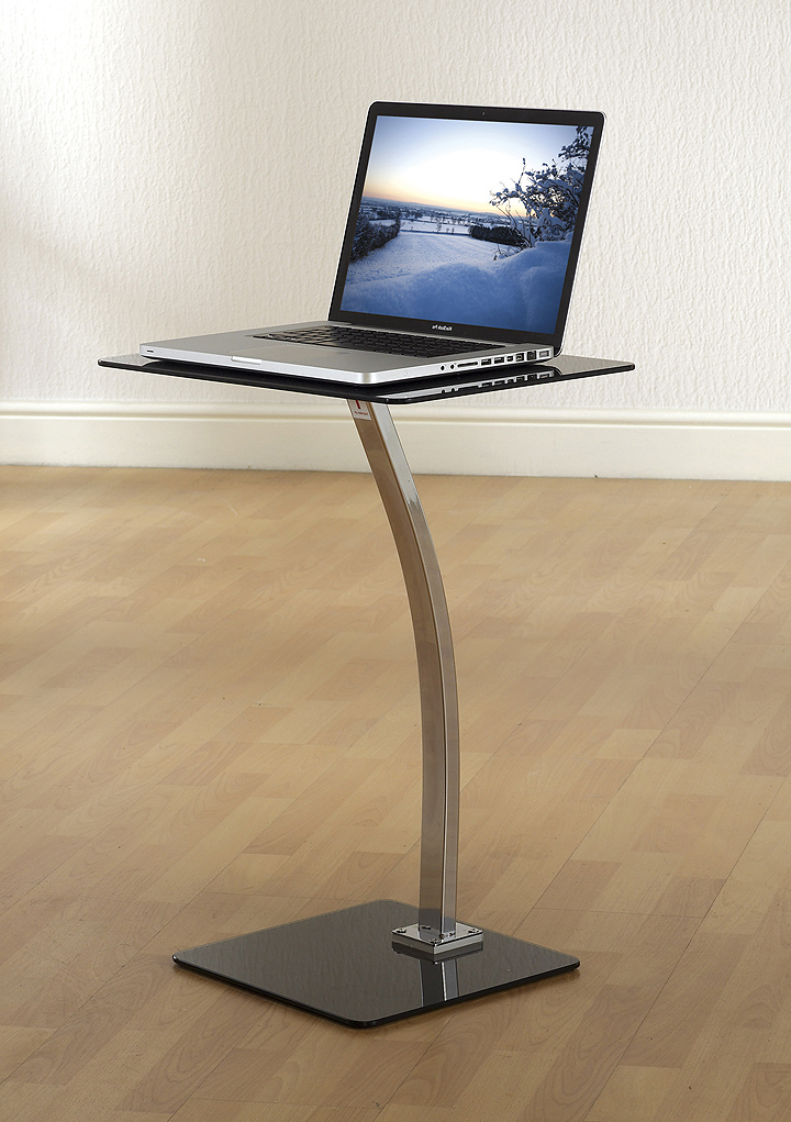 Small table for laptop computer